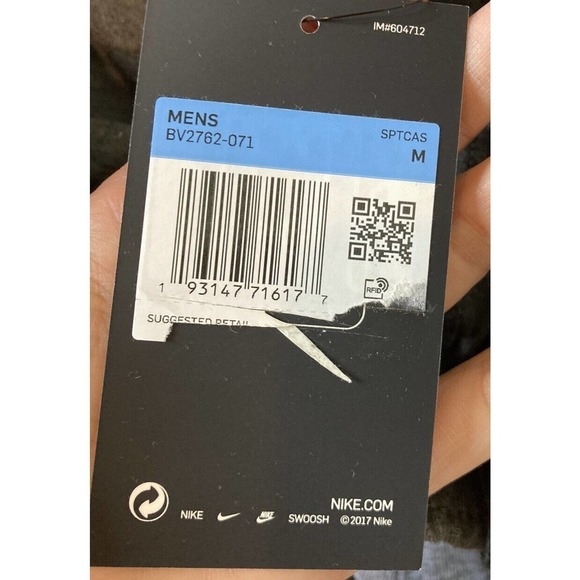 NWT Nike Jogger Sweatpants Size Medium Men’s Grey - Picture 4 of 10